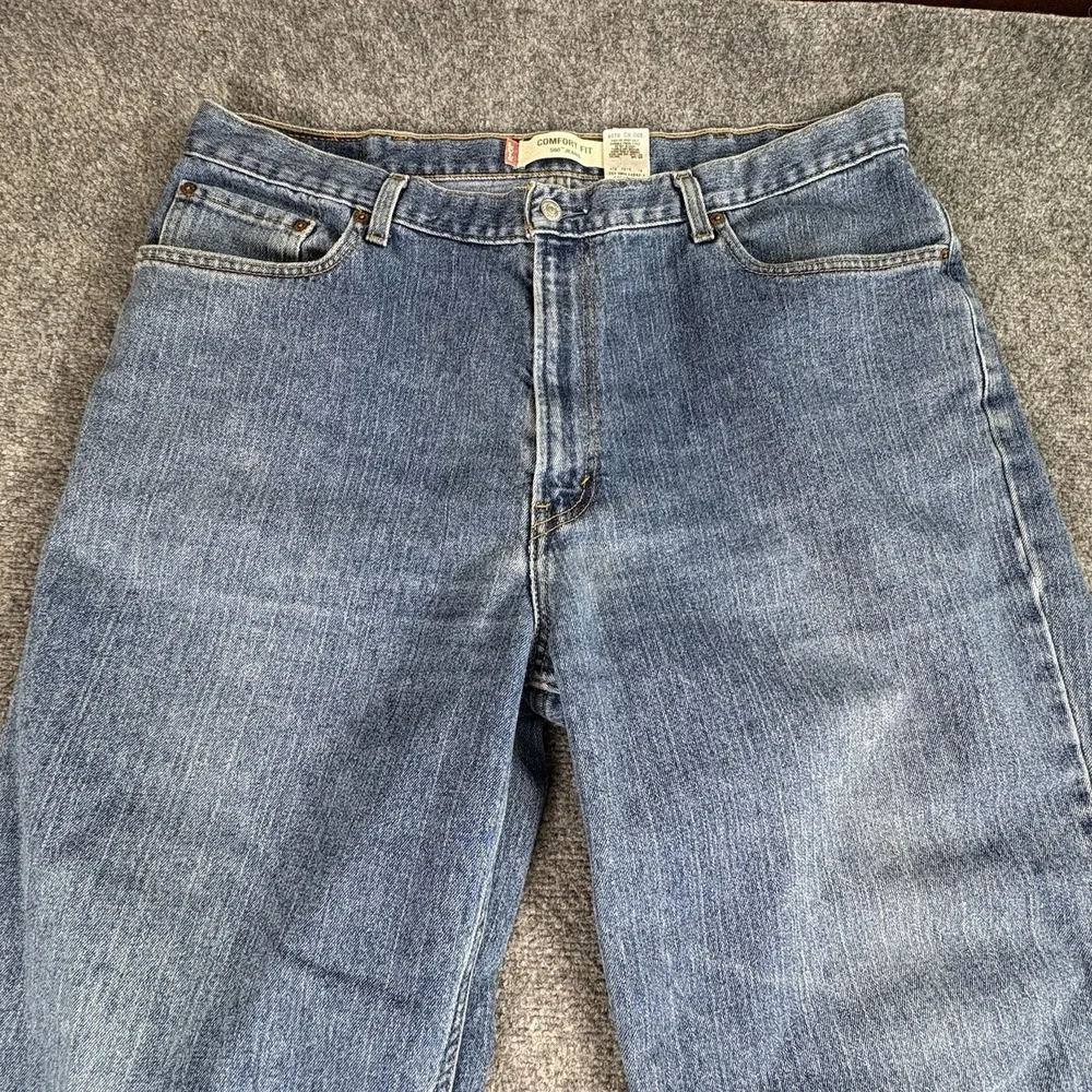 Y2K 90s Levi's 560 Jeans Men 40x30.5 Blue Comfort Fit‎ Tapered  Relaxed Vintage